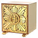 IHS tabernacle, exposition of Blessed Sacrament, gold plated shell s5