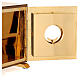 IHS tabernacle, exposition of Blessed Sacrament, gold plated shell s6