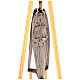 Coluna para sacrário latão fundido com anjos, altura 130 cm s2
