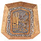Wall tabernacle, gold plated, Sacraments' symbols s1