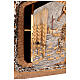 Wall-mounted gold plated tabernacle with Sacraments symbols s5