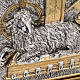 Tabernacolo da mensa ottone bicolore Agnello Immolato s6