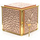Altar tabernacle with grapes and loaves and fish - coppered s4