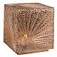 Tabernacle de table laiton argenté cuivre décor st s1