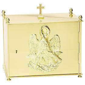 Sacrários: Sacrário Molina placas de latão pelicano