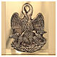 Altar tabernacle in brass plates with Pelican, Molina s2