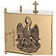 Altar tabernacle in brass plates with Pelican, Molina s4