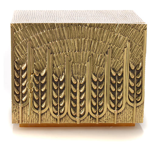 Tabernacle in resin with ears of wheat, Molina. 6