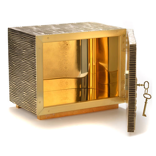 Tabernacle in resin with ears of wheat, Molina. 9