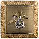 Wall Tabernacle with Jesus image in gold-plated cast brass s1