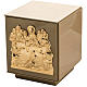 Altar Tabernacle with Last Supper in gold-plated bronze, iron box s1