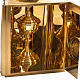 Altar Tabernacle in brass with small windows s7
