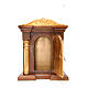 Tabernacle in carved wood with gold leaf capital 70x45x30cm s5