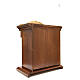 Tabernacle en bois avec chapiteau feuille or 70x45x30 s3