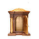 Tabernacle en bois avec chapiteau feuille or 70x45x30 s5