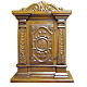 Tabernacle in carved wood 70x45x30cm s1