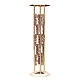 Column for tabernacle in brass, marmor base s1