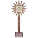 Colonna per tabernacolo ottone bicolore base marmo s1