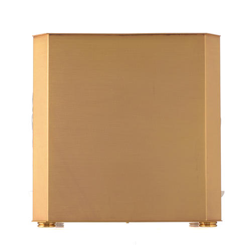 Tabernacolo da mensa ottone Agnello Angelo con espositore 6