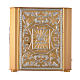Tabernacolo da mensa ottone Agnello Angelo con espositore s1