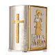 Altar tabernacle gold-plated brass, Good Shepherd s2