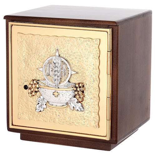 Altar tabernacle wood and bicolor brass 3