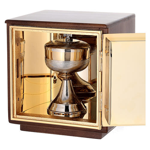 Altar tabernacle wood and bicolor brass 5