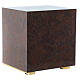 Tabernacle in wood and brass marble effect, IHS symbol s6