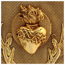 Tabernacle in wood and brass, Sacred Heart