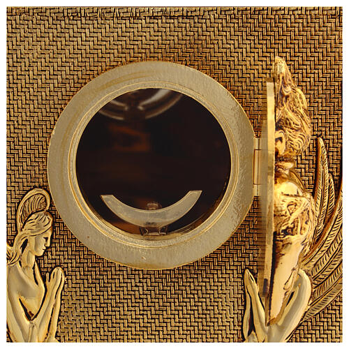 Tabernacle in wood and brass, Sacred Heart 7