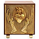 Tabernacle in wood and brass, Sacred Heart s1