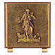 Tabernacle in wood and brass, Good Shepherd s1