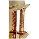 Tabernacolo romanico Molina ottone dorato Cristo Pantocratore s13