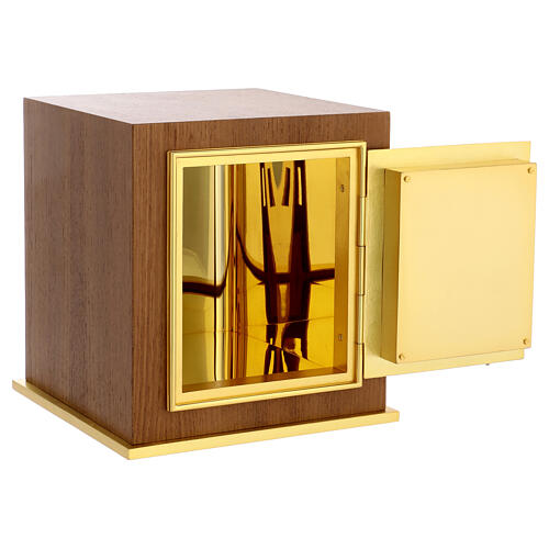 Altar wooden tabernacle with IHS emblem 7