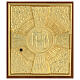 Wooden Altar Tabernacle IHS Emblem s2