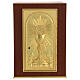 Tabernacolo da mensa legno mogano porta IHS calice s1