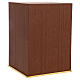Tabernacolo da mensa legno mogano porta IHS calice s9