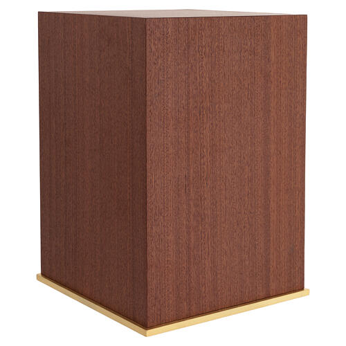 Tabernáculo de mesa em mogno com porta IHS e cálice 9
