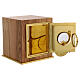Tabernacle d'autel IHS en bois d'olivier s7