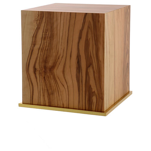 Tabernacolo da mensa IHS legno ulivo 8