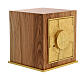 Tabernacolo da mensa IHS legno ulivo s4