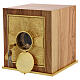 Altar tabernacle IHS in olive wood s2