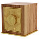 Altar tabernacle IHS in olive wood s3