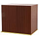 Tabernacolo da mensa porta ottone dorata legno Cena Emmaus s8
