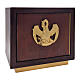 Tabernacolo legno pellicano dorato 25X20X20 cm s1