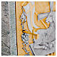 Tabernacolo porticina agnello pasquale uva e spighe doppia finitura 30X40X25 cm s3
