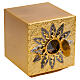 Tabernacle with JHS door and rays, exposition case, 12x12x12 in s2