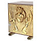 Trentino oak tabernacle with depiction of the Sacred Heart s8