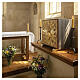 Altar tabernacle in grey Trentino oak, Sacred Heart s2