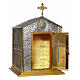 Tabernacolo da mensa cattedrale cesellato a mano decoro SS. Trinità 75x50x58 cm s4